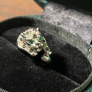 Silver Jaguar Ring